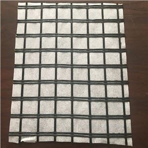 Asfalt mustahkamlash Geokompozit shisha tolali Geogrid